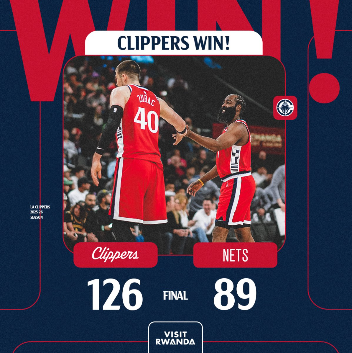 在线娱乐-快船18战15胜！小卡场均32.1分联盟封王 连续24场20+创生涯新高